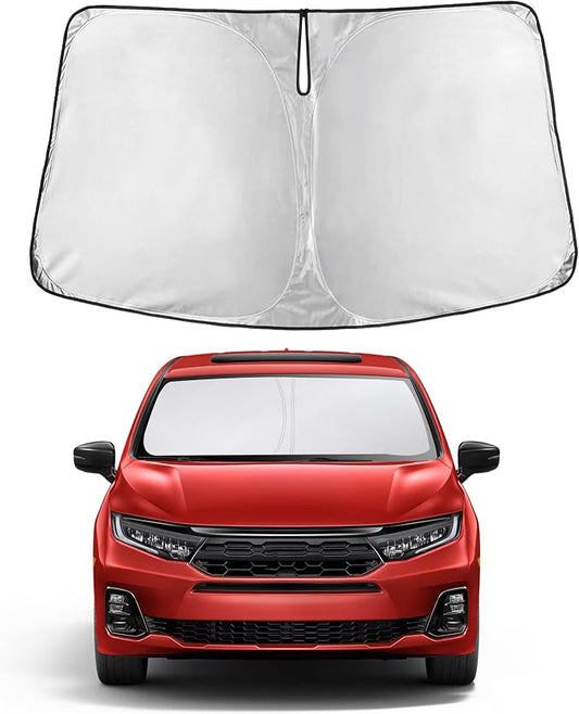 Autovir Windshield Sun Shade Fit for 2018-2024 2025 2026 Honda Odyssey | Sunshade, Front Car Window Shades Sun Visor, Blocks UV Rays & Heat, Car Accessories by Autovir