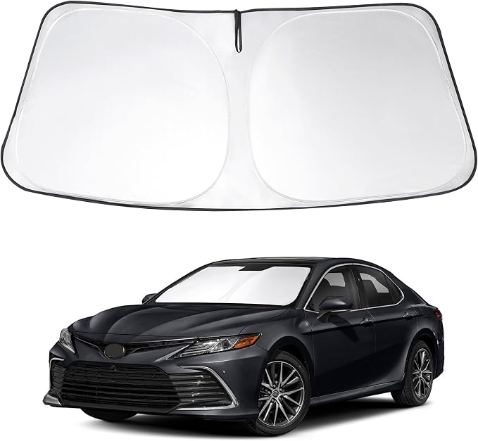 Windshield Sun Shade Sunshade for 2018-2026 Toyota Camry | Full covered for windshield, Foldable & Durable, Block UV Rays, Reduce Heat, Easy to install, Keeps Car Cooler by LHFLIVE