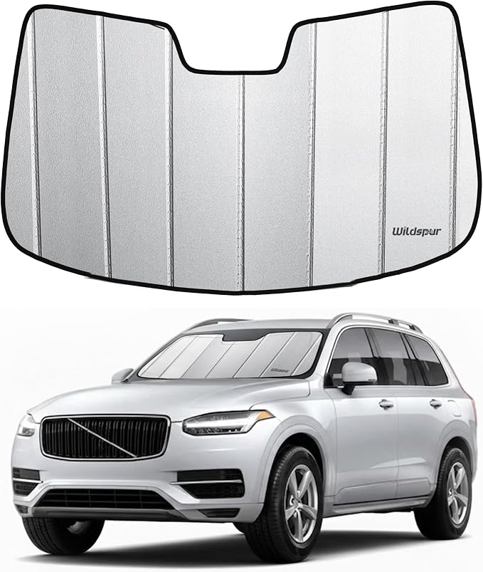 Custom Fit 2016-2026 XC90 Windshield Sun Shade for Volvo XC90 2016 2017 2018 2019 2020 2021 2022 2023 2024 2025 2026 Automotive Car Front Window Sunscreen Sunshade by Unknown