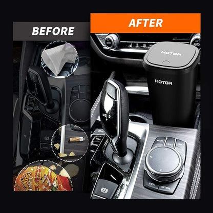 HOTOR Car Trash Can with Lid, 30 Trash Bags, Black, 2-Pack | Multipurpose Car Trash Cup and Garbage Can for Car, Office & Home, Suitable for Various Daily Storage and Disposal Needs - Image 5
