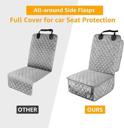 Waterproof Front Seat Car Cover, Full Protection Dog Car Seat Cover | Side Flaps, Nonslip, Scratchproof, Fits Cars, Trucks, SUVs, Jeep - Image 3