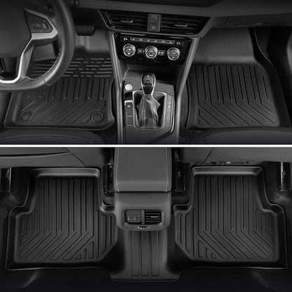 Floor Mats for 2022-2026 Volkswagen Taos FWD Accessories | Full-Coverage Mats Set with Cargo Liner & Backrest Mat, Odorless & Durable, All-Weather Protection, 3D Laser Fit, Quick Setup - Image 3