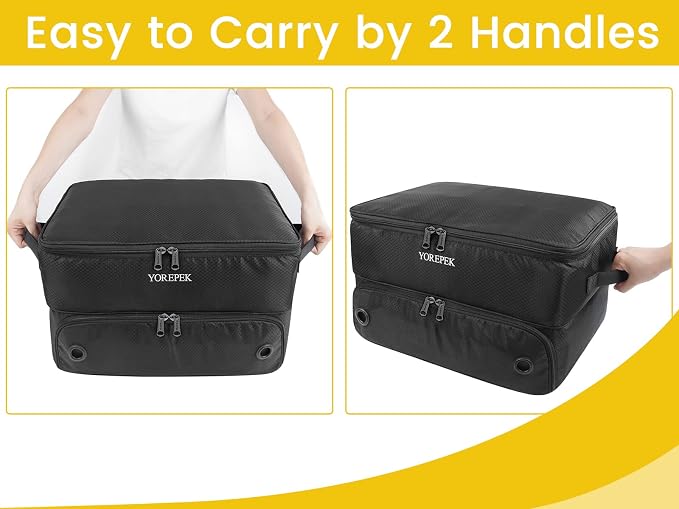 YOREPEK Golf Gifts for Men, 2 Layer Golf Trunk Organizer for 2 Pair Shoes | Waterproof Car Trunk Locker with Separate Ventilated Compartment for Balls, Tees, Clothes, Gloves, Birthday Gifts for Golfers - Image 8