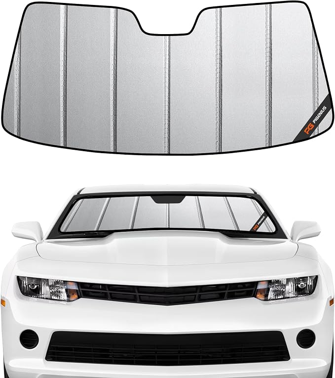 Pigenius Windshield Sun Shade for Chevrolet Camaro Convertible 2011-2015 - Safeguard by Pigenius