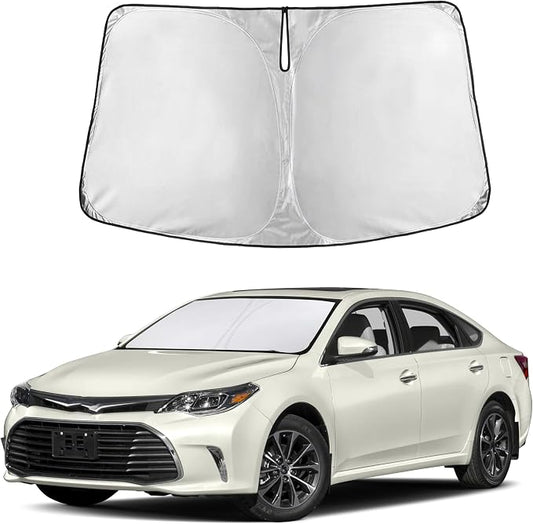 Autovir Windshield Sun Shade Fit for 2013-2016 2017 2018 Toyota Avalon | Sunshade, Front Car Window Shades Sun Visor, Blocks UV Rays & Heat, Car Accessories by Autovir