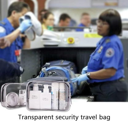 Buminee Clear Travel Bags for Toiletries, Lightweight Toiletry Bag, Multipurpose Transparent TSA Cosmetic Bag-6 Pack - Image 2