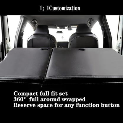 HKZ Custom Fit Corolla Car Seat Cover for Toyota Corolla 2023 2024 2025 2026 L LE (Gasoline Model Only),5-Seats Full Set - Faux Leather (Black) - Image 7