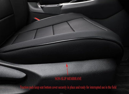 EKR Rav4 Seat Covers Custom Fit for Toyota Rav4 2021-2024 Prime SE,XSE & 2019-2025 Hybrid/PHEV SE,XSE, Leather Car Seat Cover Full Set for SUV,Faux Leather(Black) - Image 3