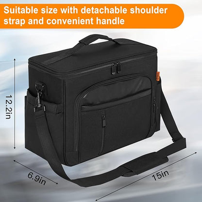 ANILD Front Car Seat Organizer, Car Office Work Truck Organizer | Office Organizer with Desk Supplies Compartment, Detachable Shoulder Strap, Compatible with Cars, Trucks and Vans - Image 2