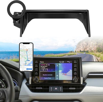 Car Phone Holder for 2019-2025 Toyota RAV4 Accessories 7/8-inch | Strong Magnetic Cell Phone Mount for Magsafe iPhone, 360° Hands-Free No Air Vent Blockage One-Hand Operation Stable Stand by MOCHENT