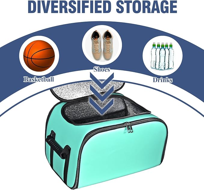 Foldable Car Insulated Storage Box, Portable Thermal Cooler Bag with Double Zipper & Sturdy Handle, Multi‑Purpose Car Seat Trunk Organizer for Drinks Snacks, Outdoor Picnic Camping Road Trips - Image 9