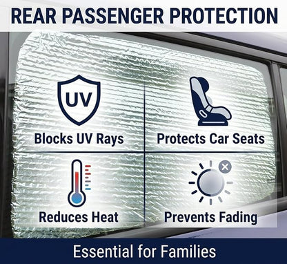 Custom Fit Car Side Window Sunshade for 2021-2026 Cadillac Escalade 2021 2022 2023 2024 2025 - Set of 4 Front and Rear Sun Shades, Reflective UV Heat Shield, Real Aluminum Foil - Image 6