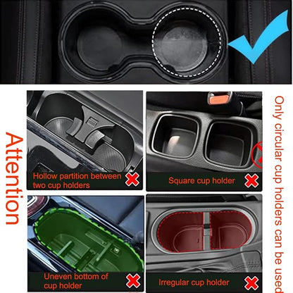 3 in 1 Car Cup Holder Expander with Adjustable Base, All Purpose Car Cup Holder and Organizer, Road Trip Essentials Car Accessories for Snack Bottles Cups Drinks (B03) - Image 8