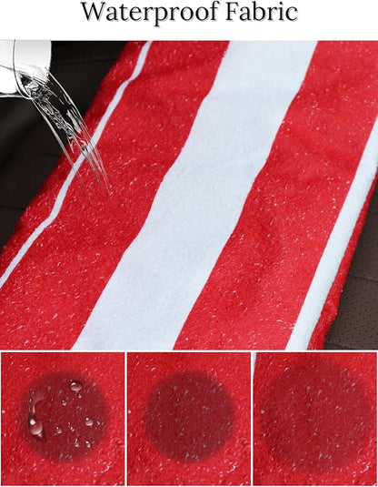 Prpeko Terry Cloth seat Cover Universal Waterproof Car Sport Towel Seat Cushion Non-Slip Sweat-Absorbent Towel Cloth Suitable for Gym Workout, Universal Fit for Car SUV Van-Flag - Image 6