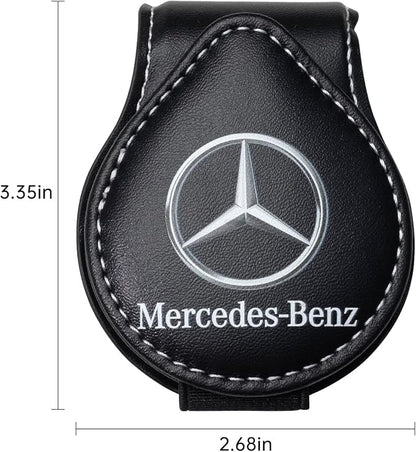 Car Sunglass Holder, Eyeglass Holder Fit Mercedes Benz CESM CLK GLK GL AB GLS GLE AMG Series, Sunglass Hanger Mount for Car Sun Visor, Interior Accessories, Black - Image 4