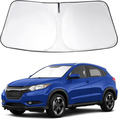 Windshield Sun Shade Sunshade for 2016-2022 Honda HRV HR-V | Full covered for windshield, Foldable & Durable, Block UV Rays, Reduce Heat, Easy to install, Keeps Car Cooler by LHFLIVE