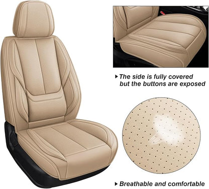 MINGBRON Seat Covers, Car Seat Covers Front Seats, Car Seat Cover, Car Seat Protector Waterproof,Seat Covers Carseat Cover Universal Fit for Most Cars - Image 4