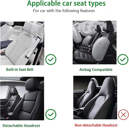 Cute Car Seat Covers Full Set, Universal Fit for Most Cars SUV Pick-up Truck Sedan, Fit for Tesla, Car Accessories for Women Interior, Automotive Vehicle Auto Interior Décor (Full Set) - Image 4