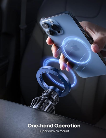 Lamicall for MagSafe Car Mount Vent 20 Super Magnets Accessories for iPhone | Magnetic Phone Holders for Your Car HandsFree Car Phone Holder Mount Air for Women Men Gift fit iPhone 17 16 15 Pro Max Blue - Image 5