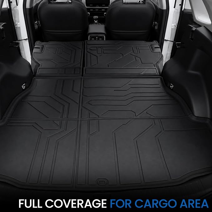 Cargo Mat for Toyota RAV4 Hybrid 2026 Accessories | Not Fit Limited/PHEV, Cargo Liner & Rear Seat Back Protector, All Weather TPE, Non Slip & Odorless & Scratch Proof - Image 3
