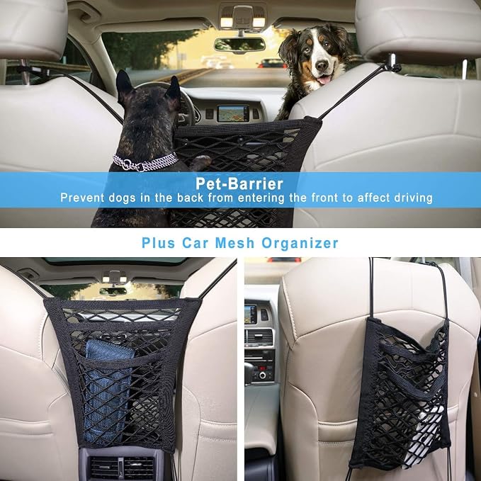 Bark Lover Deluxe Dog Seat Cover for Front Seat-More Durable Spill-Resistant Front Seat Protector, High Heat Resistant and Nonslip Front Seat Cover for Dogs Kids, Universal Size(Warm Beige,2 Pack) - Image 6