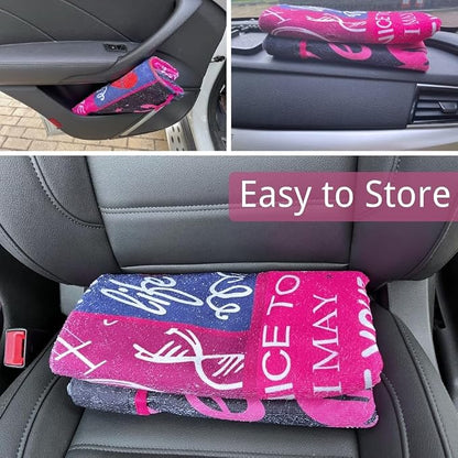 Waterproof Back Seat Cover for Dogs and Kids, Car Seat Protector Under Baby Car Seat, Child and Dog Car Seat Cover Blanket for Rear Bench(Nurse Gift, Rear Bench Seat Towel) - Image 3