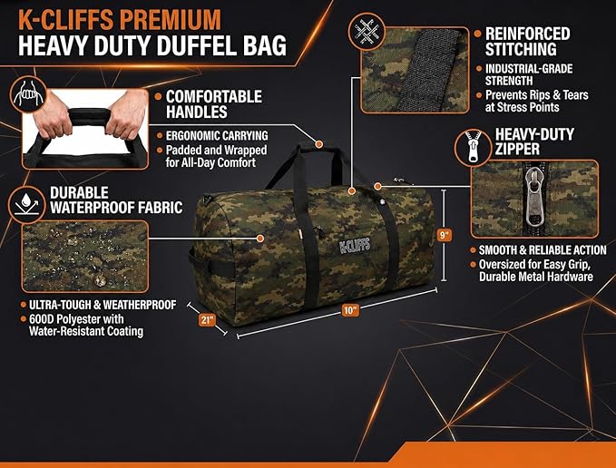 Heavy Duty Cargo Duffel Large Sport Gear Drum Set Equipment Hardware Travel Bag Rooftop Rack Bag - Image 5