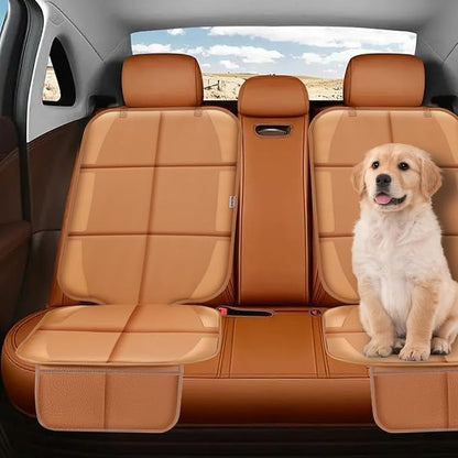 Meolsaek Car Seat Protector for Child Car Seat，Non-Slip Backing No Imprints | Durable Car Seat Mat 600D Fabric, Waterproof Car Seat Cover with Thick Pad - Image 5