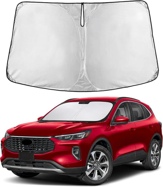 Autovir Windshield Sun Shade Fit for 2020-2024 2025 2026 Ford Escape | Sunshade, Front Car Window Shades Sun Visor, Blocks UV Rays & Heat, Car Accessories by Autovir