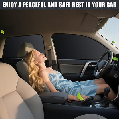 ZATOOTO Car Window Shades for CX-5 2017-2024,100% Block Light Privacy | Effective Sun Blocking, Metal Frame Fit. Great for Family, Camping, Full Privacy Protection. - Image 8