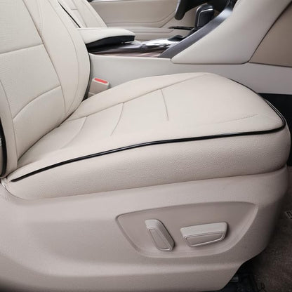 EKR Car Seat Covers for Toyota Camry 2018-2024 (Hybrid),Full Set | Custom Fit for Toyota Camry 2018-2024 XLE/XSE,Airbag Compatible,Waterproof Pet-resistant-Faux Leather(Beige) - Image 2