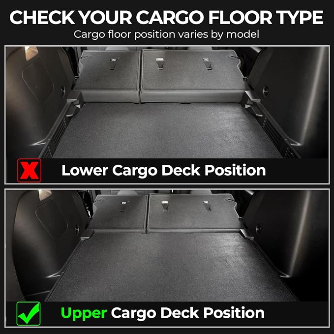 Floor Mats for 2021-2026 Chevy Trailblazer FWD Accessories | Fit Upper Deck, Full-Coverage Set with Integrated Cargo Liner & Backrest Protector, Odorless TPE, All-Weather Protection - Image 6