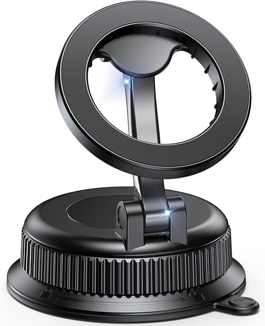 Magnetic Car Phone Holder, for MagSafe Car Mount, Nano Gel Suction Car Phone Mount for Dashboard, Cell Phone Stand for Your Car, 360°Rotatable & Foldable for iPhone 17 16 15 14 13 12 Series by Unknown