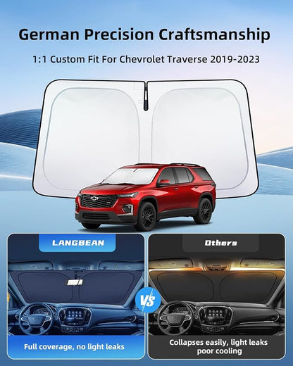 2026 Upgraded Windshield Sun Shade for Toyota Camry 2026 2025 | Custom Fit Front Window Sunshade, 4-Layer Heat Insulation UV Blocking Sun Visor, Keeps Car Cooler - Image 2
