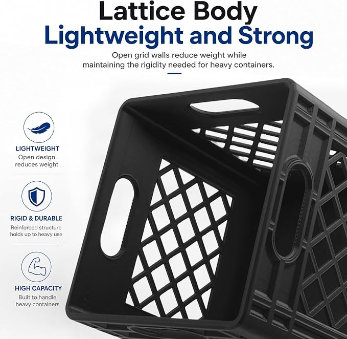 Car Cup Holder Expander for Half-Gallon Juice & Milk,Classic Milk Crate Cup Holder Adapter with Lattice Frame,Anti-Spill Square Cups Holders Insert for Car SUV Truck Interior - Image 3