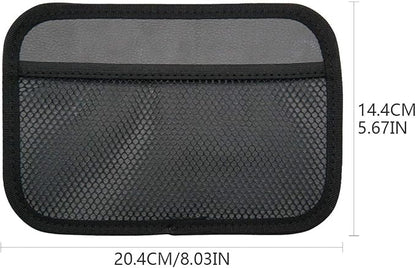 INNOLIFE 4-Piece Car Organizer Net Pocket, Side Pocket Holder, Phone Sunglasses Storage - 8"x5.75" - Image 2