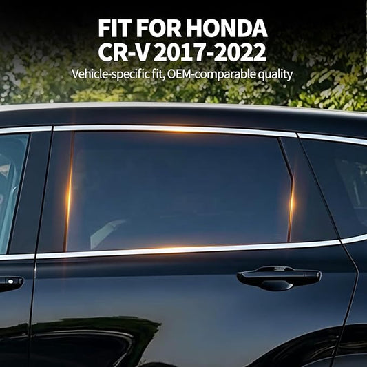 2PCS Rear Side Window Sun Shades for 2017-2022 Honda CRV Accessories | Breathable Mesh UV & Heat Blocking Privacy Rear Side Window Covers, Ideal for Baby, Travel and Camping - Image 2