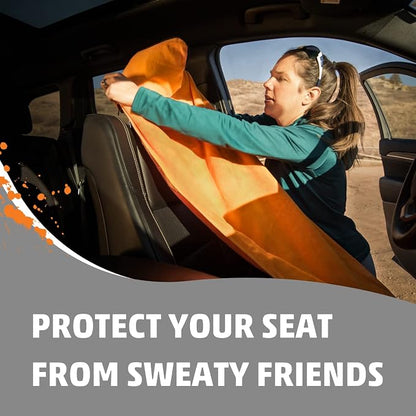 Transition & Seat Wrap V2.0 Purple Car Seat Cover Towel | Quick-dry changing kilt and towel, secure wrap design, ideal for runners cyclists triathletes gym outdoor use - Image 5