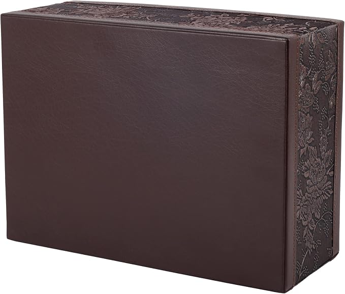 Tissue Box Cover Rectangle Retro Tissue Box Holder PU Leather Facial Tissues Organizer,Multifunctional Remote Control Stationery Storage Box,Home Office Supplies Car Napkin Caddy - Image 8