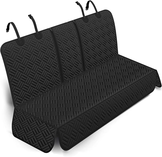 Dog Car Seat Cover for Back Seat, Waterproof 600D Oxford Protector | Non Slip Scratch Resistant Bench Cover, Easy to Clean, Fits Midsize SUVs/Trucks, 56 Inch, for Travel and Daily Use by Unknown