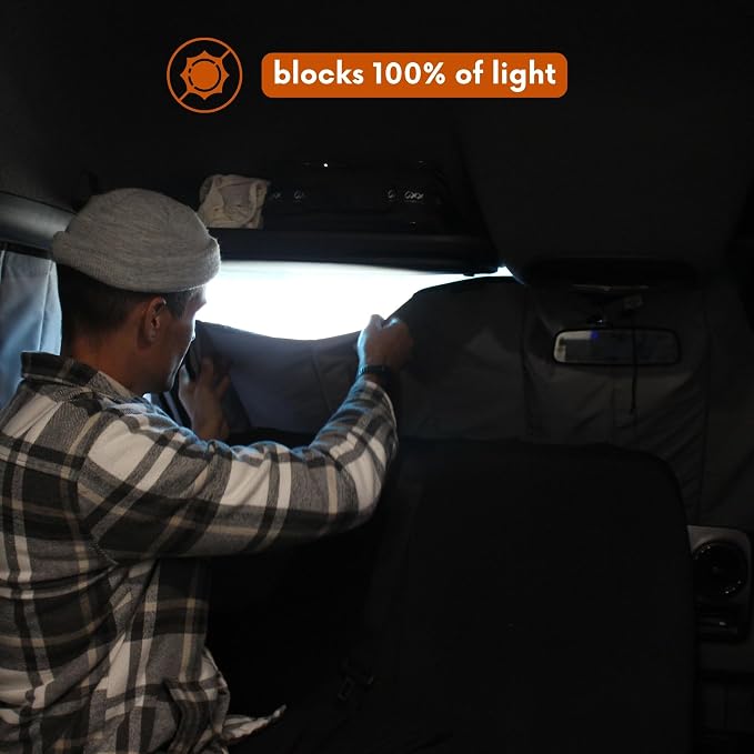 Living in a Bubble Insulated Blackout Mid Left Side Window Cover for Mercedes Sprinter Van Year 2007-2026 144" Length MWB, NCV3 & VS30 (Bare Metal Frame) - Image 5