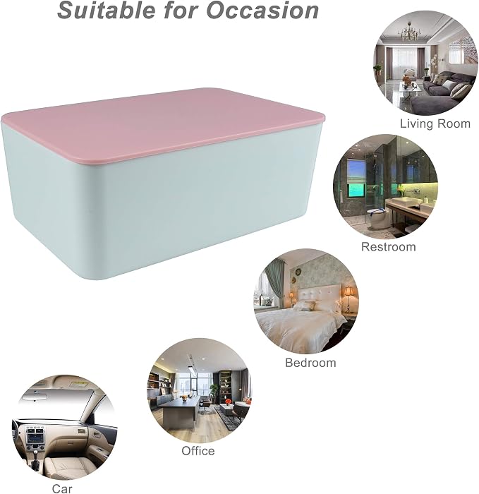 Diaper Wipes Dispenser, Tissue Storage Box Case, Wet Wipe Dispenser Holder | Refillable Wipe Container, Wipe Holder for Baby & Adult, Keeps Wipes Clean, Non-Slip, Easy Pull Wipes Pouch Case - Image 7