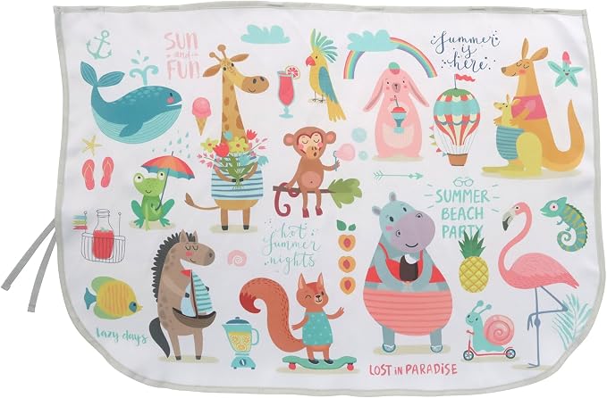 Car Window Shades for Side Windows Baby and Kids,Car Back Window Sun Shade Covers,Strong Magnetic Sunshades Curtains for Truck,27.5" x 19.5" (Animal Friends) - Image 8