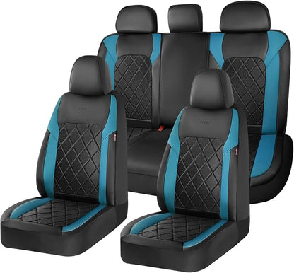 Coverado Car Seat Covers, Seat Covers Full Set, 5 Seats Automotive Seat Cover, Mesh Breathable Seat Protectors, Universal Fit for Most Cars by COVERADOAUTO