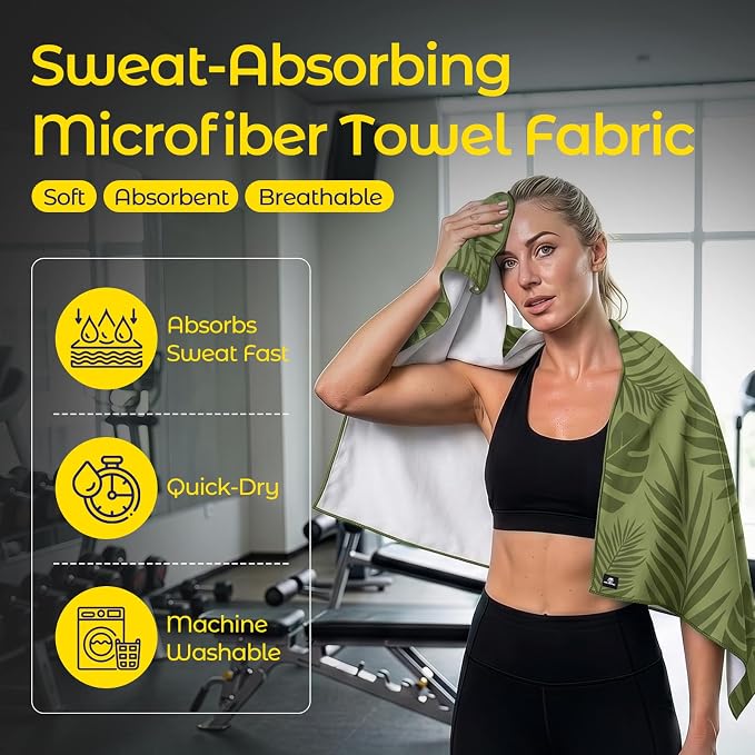 Car Seat Towel Cover, Full-Sized, Sweat Absorbing Towel for Gym - 2 Pack | Washable quick-dry towel cover protects front seats from sweat and water after gym, workout, running, beach and swimming - Image 5