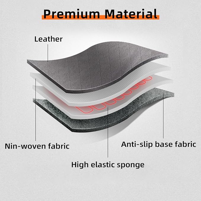 Custom Fit Seat Covers for Jeep Gladiator JT 2020 2021 2023 2024 2025 2026 Full Set Black Car Seat Protectors Premium Faux Leather Automobile Seat Seat Cover - Image 8