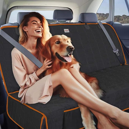 Reliadura Dog Seat Cover for Back Seat Waterproof Bench Seat Covers for SUV Washable Car Seat Covers for Dogs Non-Slip Pet Seat Cover for Back Seat Heavy Duty Protector for SUVs - Image 3
