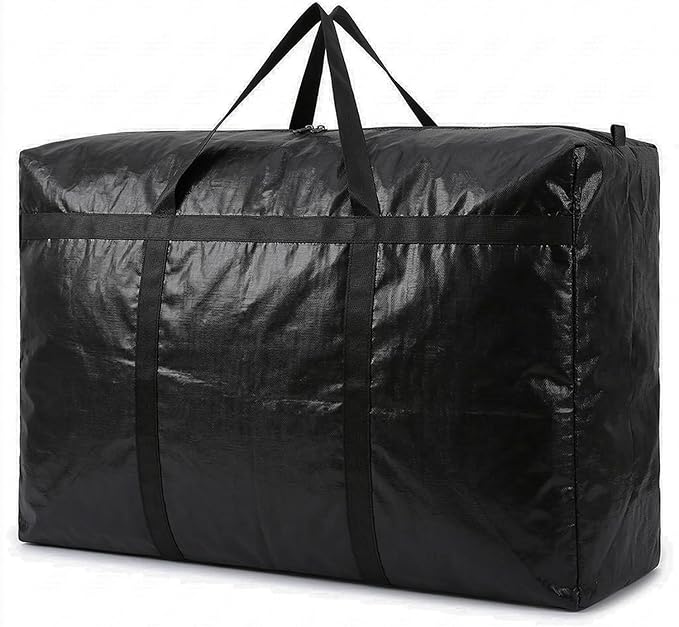 Heavy Duty Storage Bag with Handles for Moving & Storage (21Gal - 1 Pack) | Extra-Large Capacity for Bedding, Clothing, Blankets, Pillows & Bulky Household Items by IWEIK