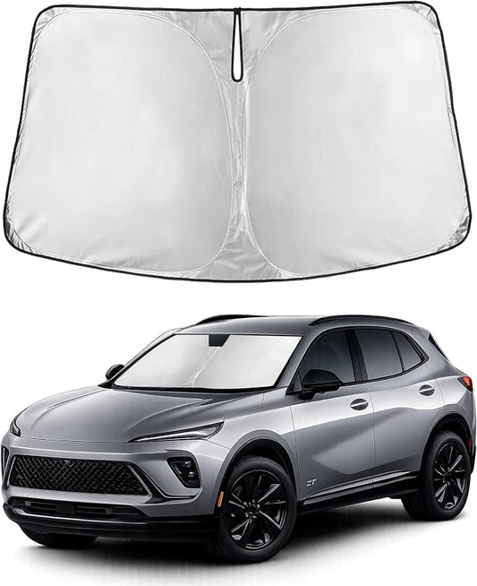 Autovir Windshield Sun Shade Fit for 2021-2024 2025 2026 Buick Envision | Sunshade, Front Car Window Shades Sun Visor, Blocks UV Rays & Heat, Car Accessories by Autovir