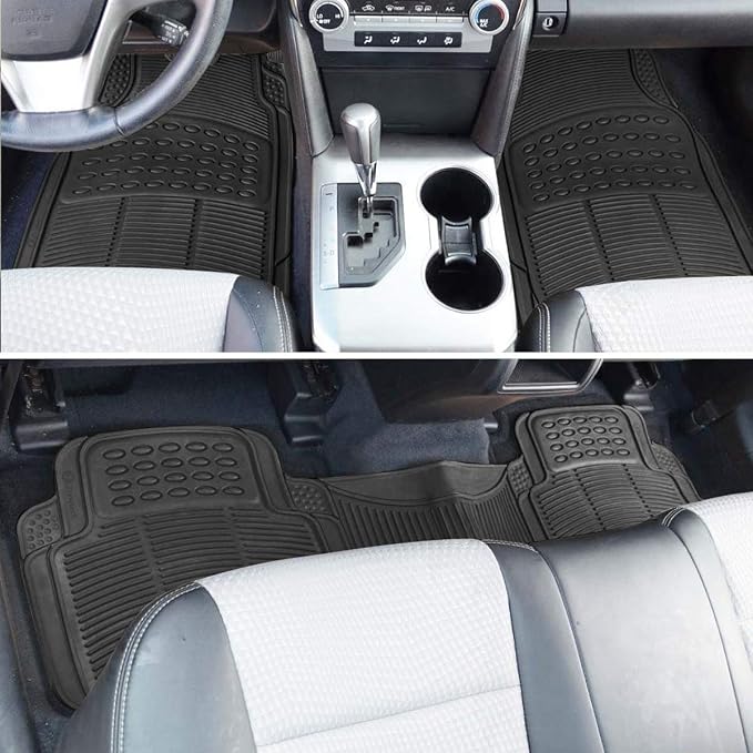 Vaygway Car Mats, All Weather Floor Mats for Cars, Auto Floor Mat, Car Mat Full Set, Automotive Carpet & Cargo Liners, Cars Carpet 4 Pc - Image 2